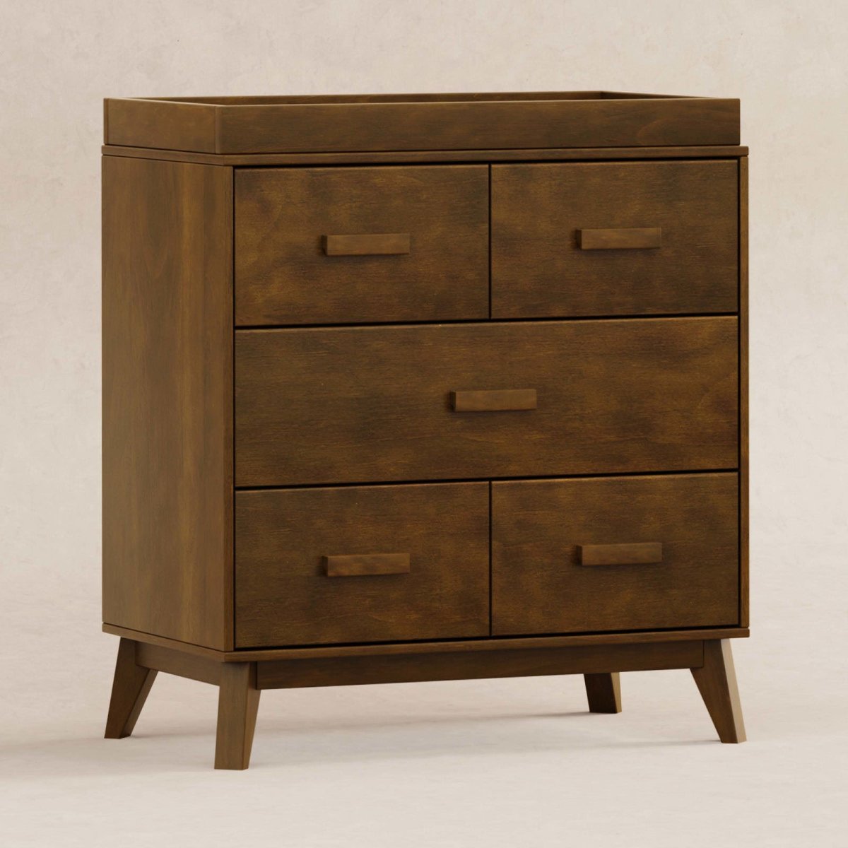 Scoot 3 Drawer Changer Dresser - Natural Walnut