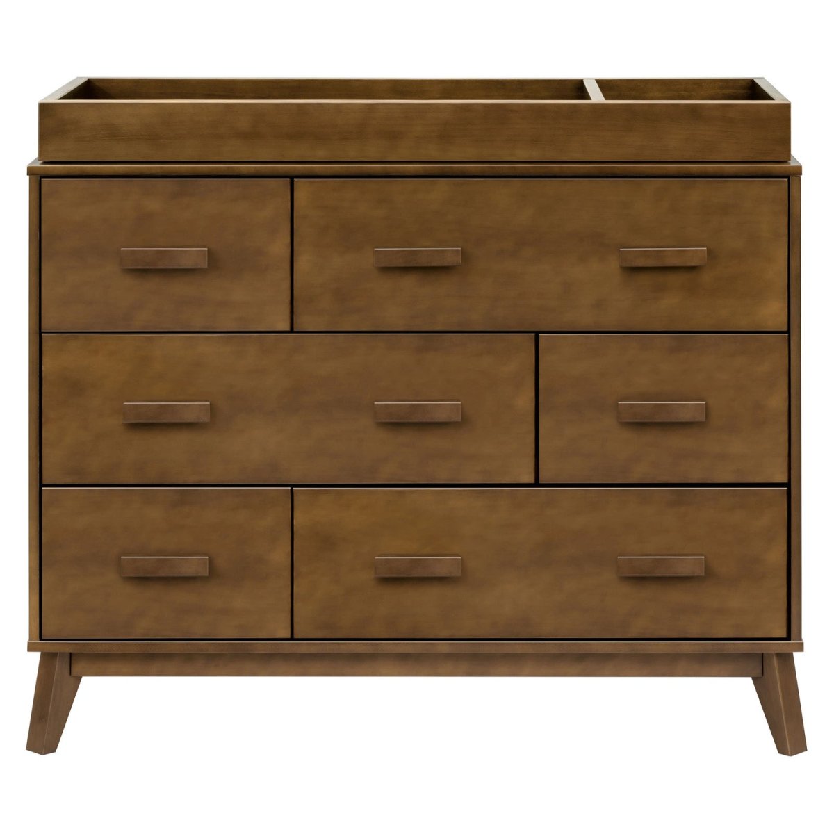 Scoot 6 Drawer Dresser - Natural Walnut