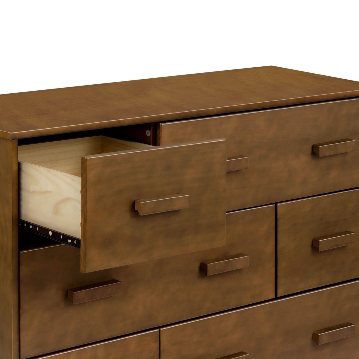 Scoot 6 Drawer Dresser - Natural Walnut