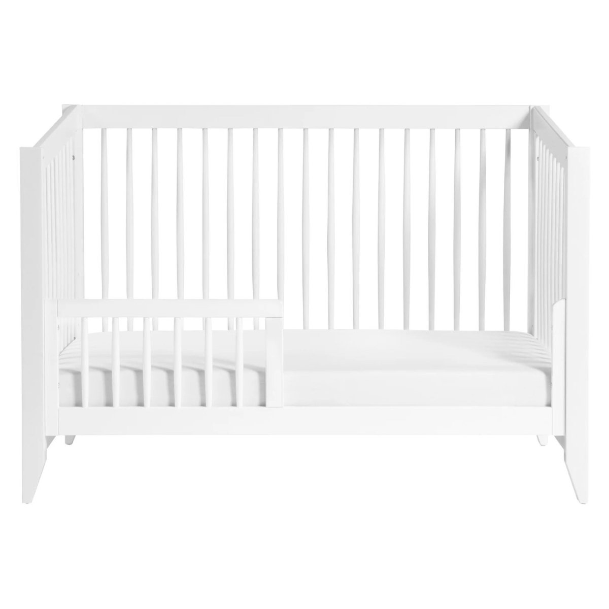 Sprout 4 in 1 Crib with Toddler Rail - White