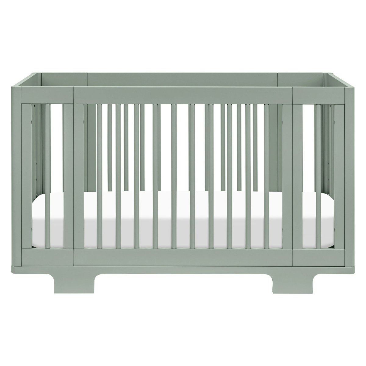 Yuzu 8 in 1 Convertible Crib with All Stages Conversion Kit - Light Sage