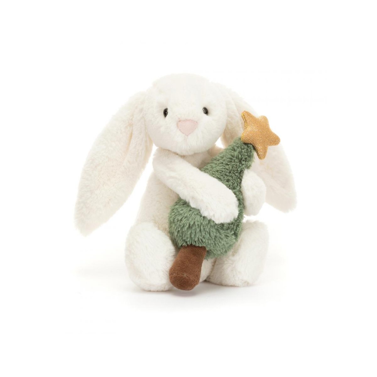 Bashful Bunny with Christmas Tree