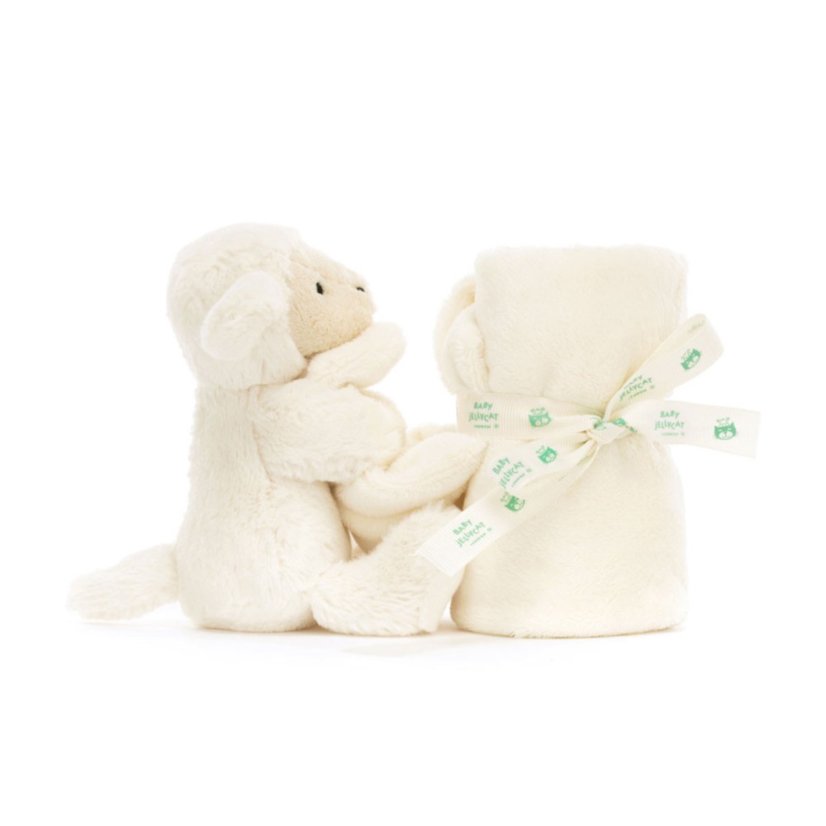 Bashful Lamb Soother (RECYCLED FIBERS)