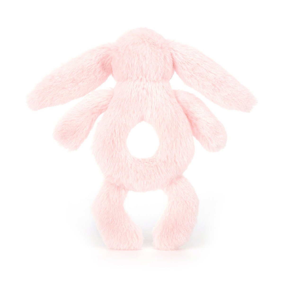 Bashful Pink Bunny Ring Rattle (RECYCLED FIBERS)