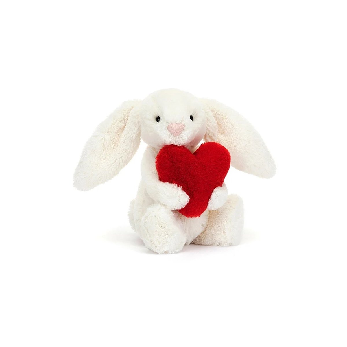 Bashful Red Love Heart Bunny