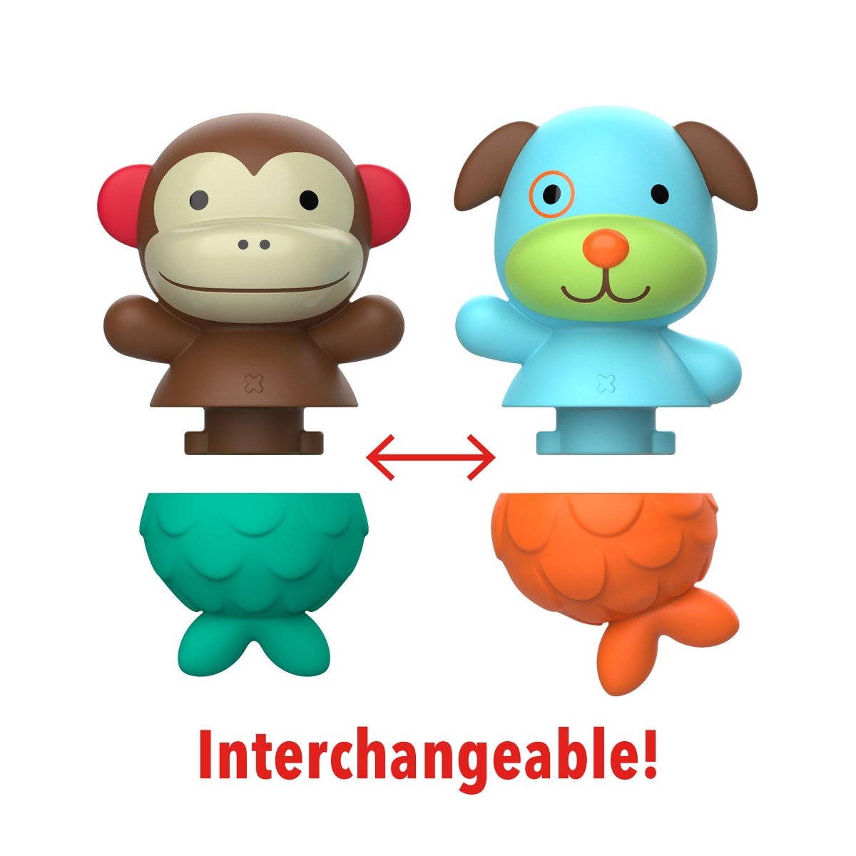 Zoo Mix & Match Flipper - Monkey/Dog