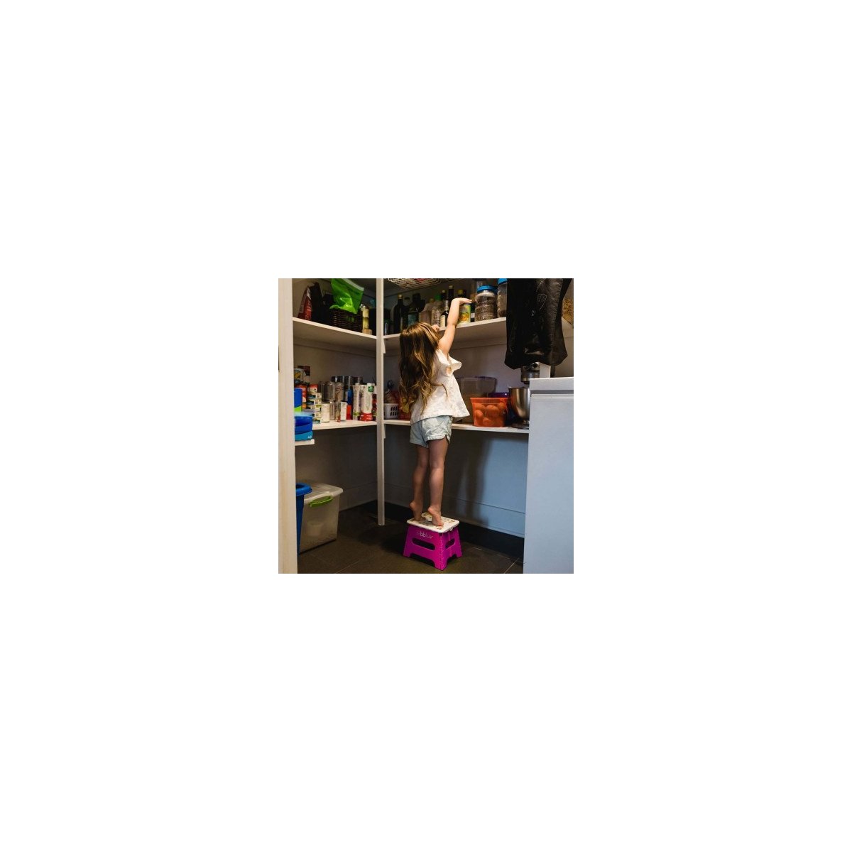 Step - Folding Step Stool - Pink