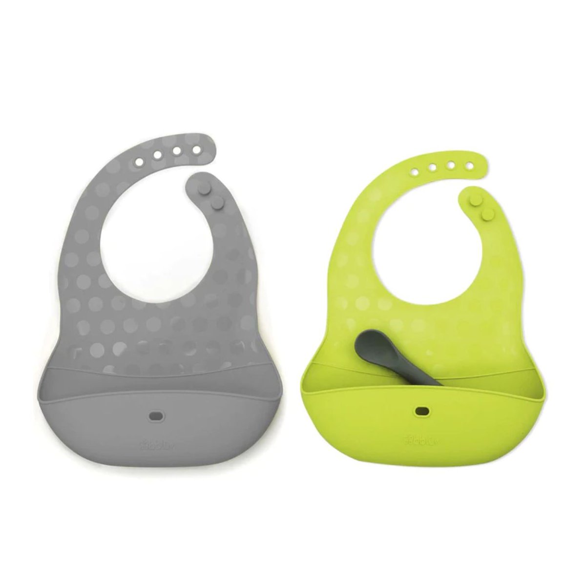 Poket - 2 pk Portable Silicone Feeding Set - Lime