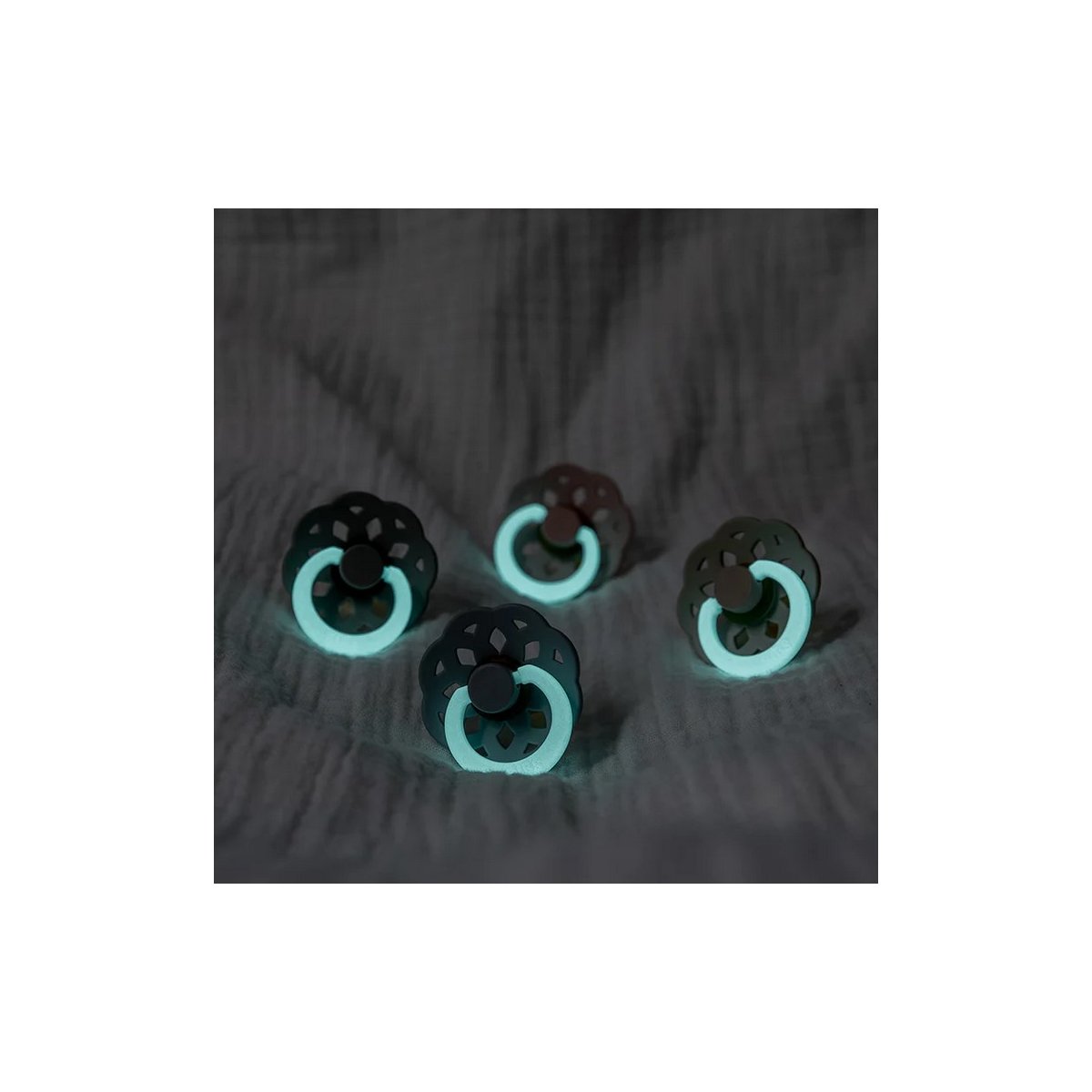 Boheme Latex Pacifier 2 Pack - Blush Glow/Vanilla Glow