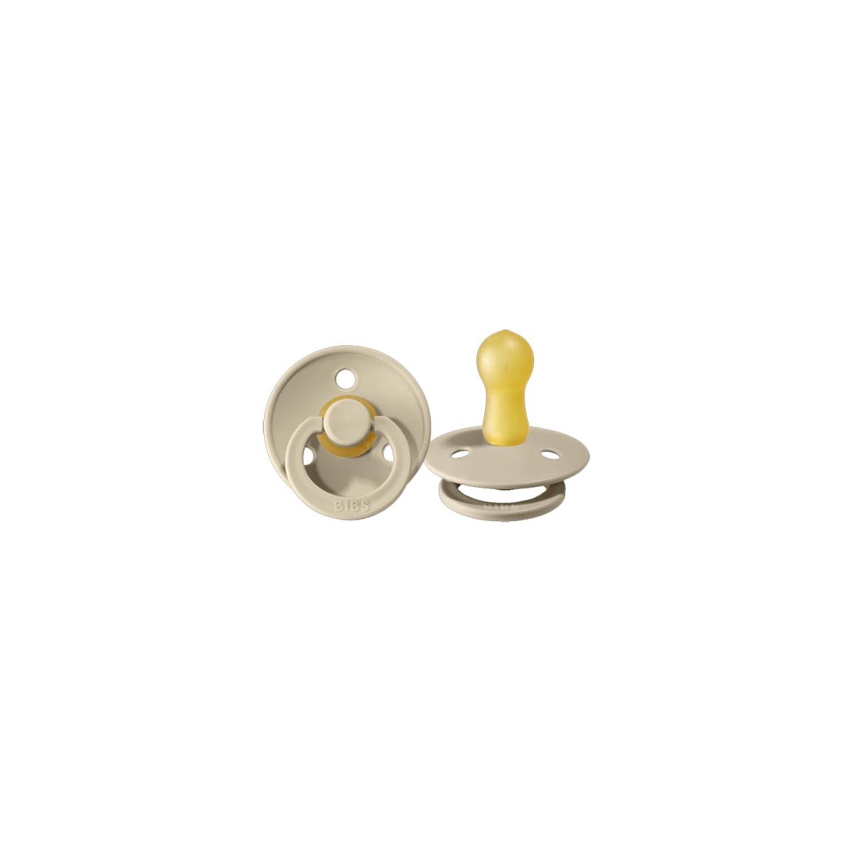 Original Colour Latex Pacifier 2 Pack - Sand