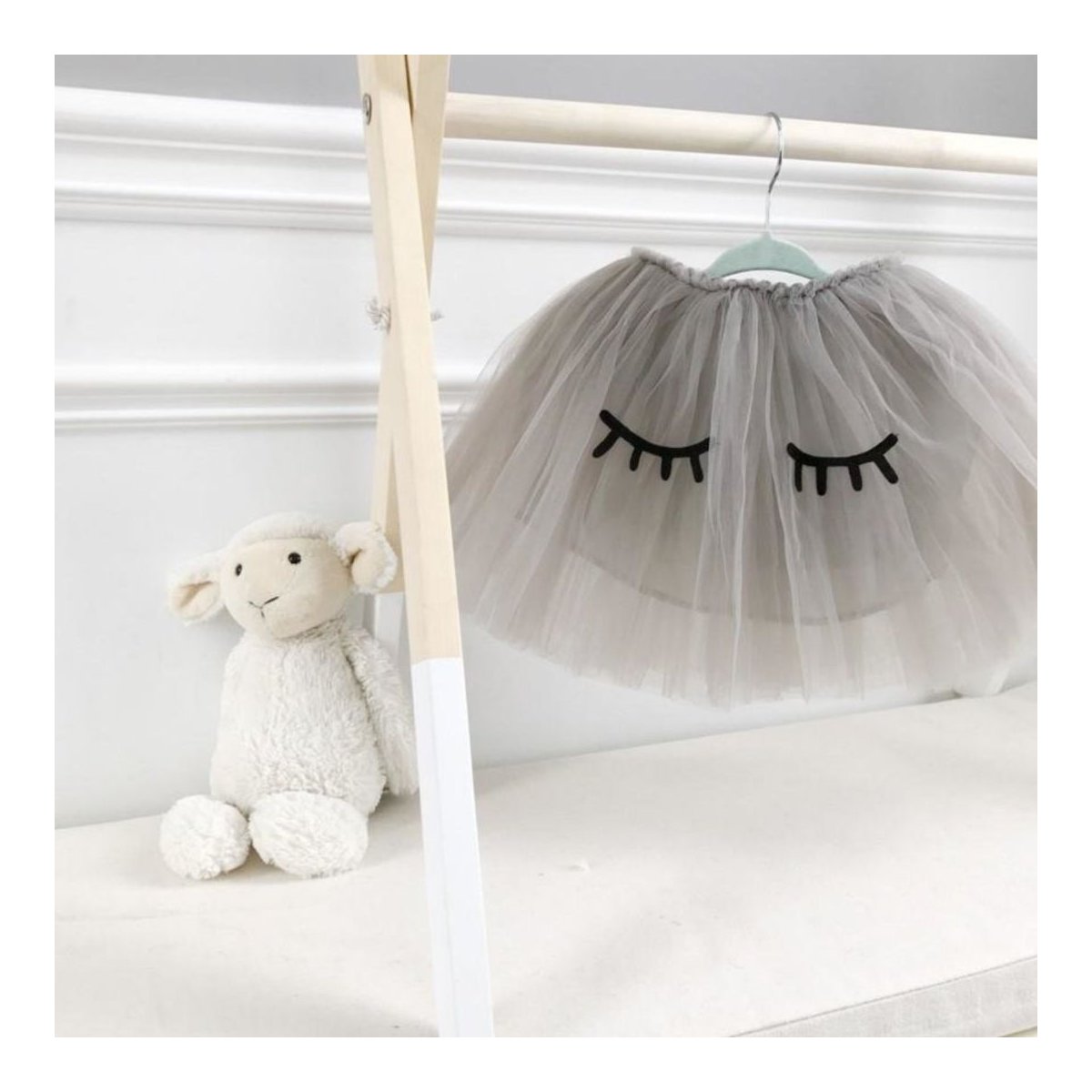 Baby Taylor Tutu Eyelashes - Grey 1 to 3 years