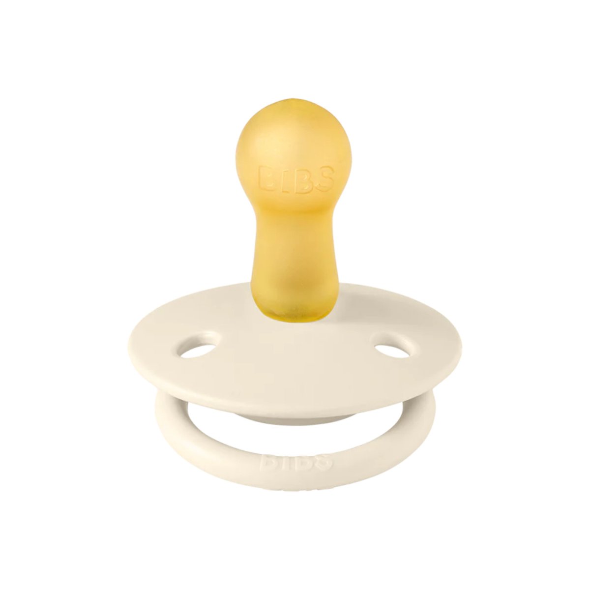 De Lux Silicone Pacifier 2 Pack - One Size - Ivory/Blush