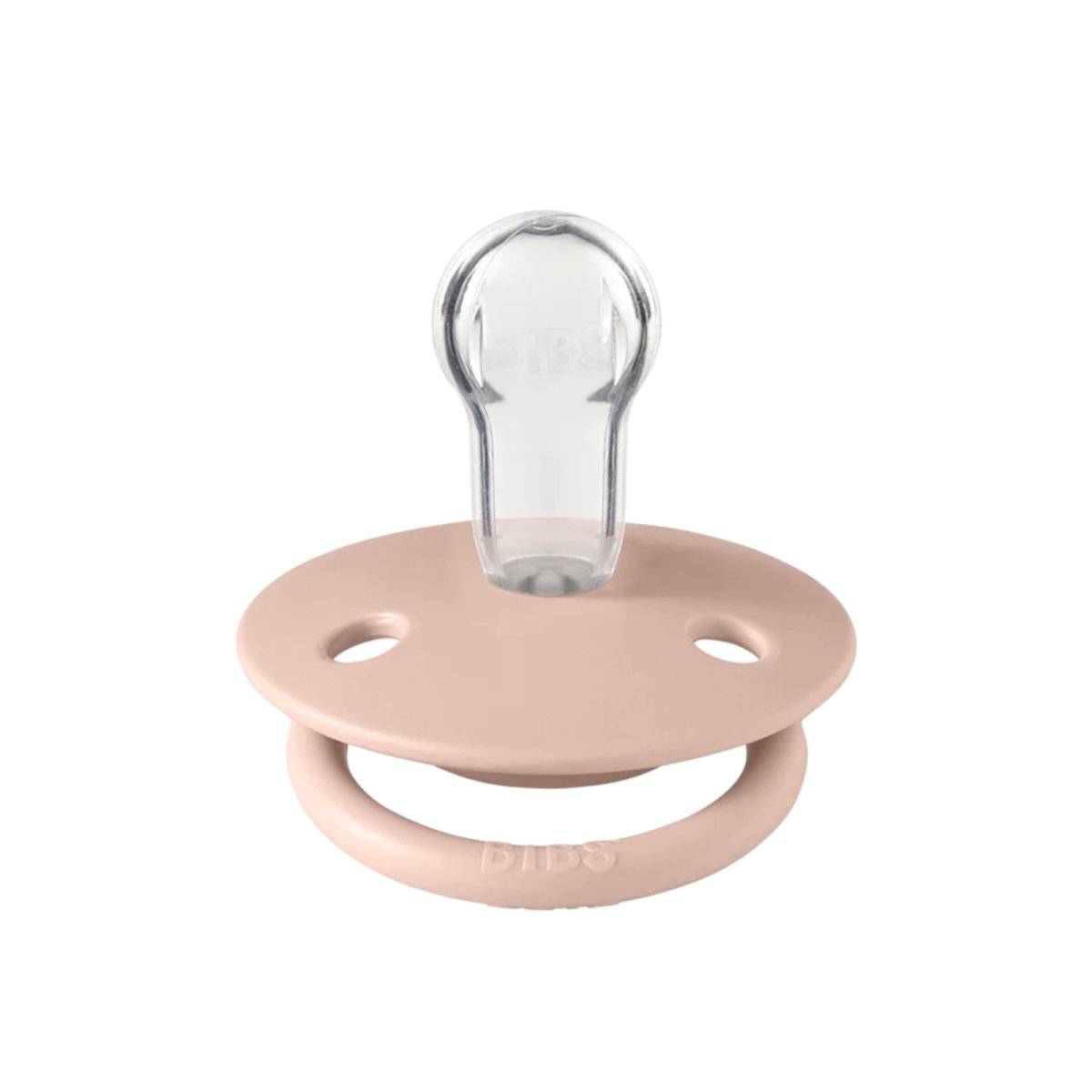De Lux Silicone Pacifier 2 Pack - One Size - Ivory/Blush