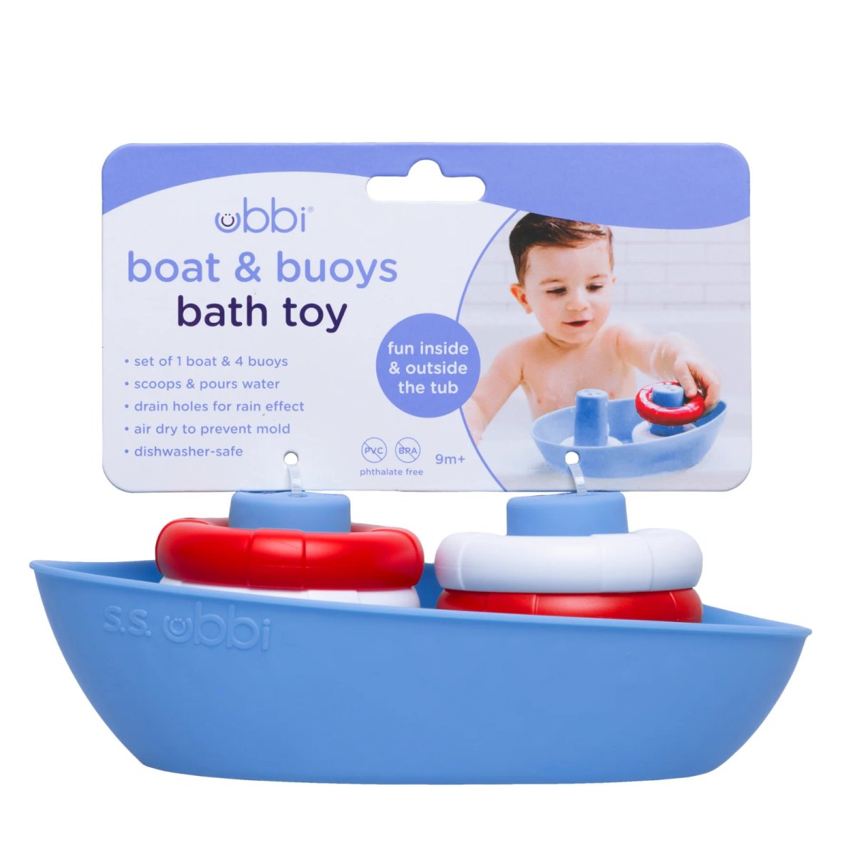 Boat & Bouys Bath Toy