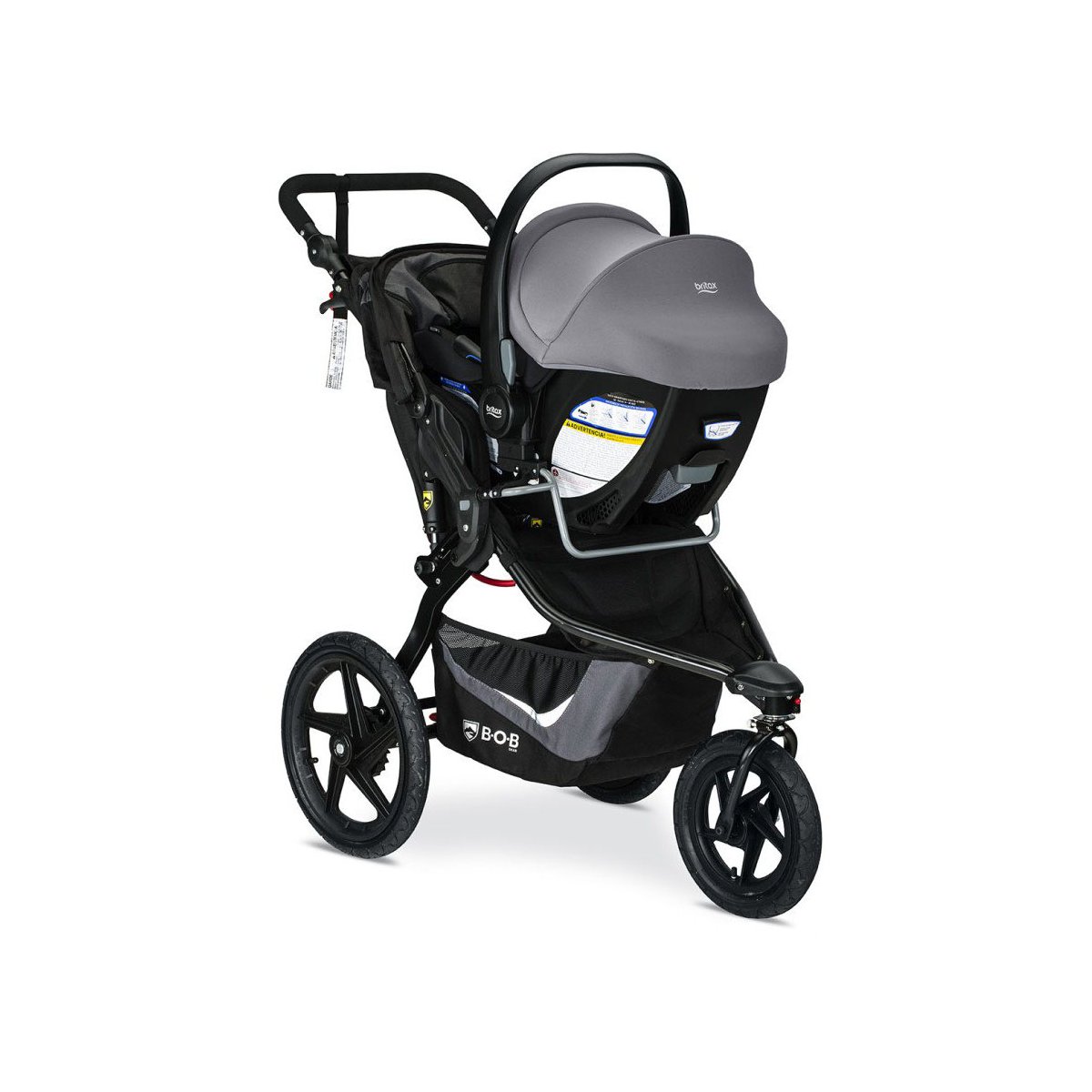 Jogging Stroller (Single) Adapter for Select Britax Infant Car Seats with ClickTight 