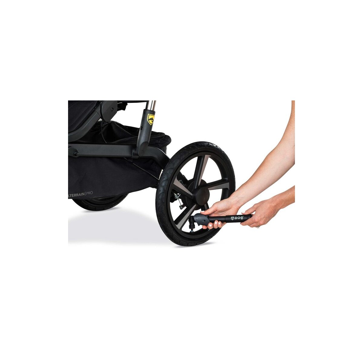 Deluxe Handlebar Console With Tire Pump