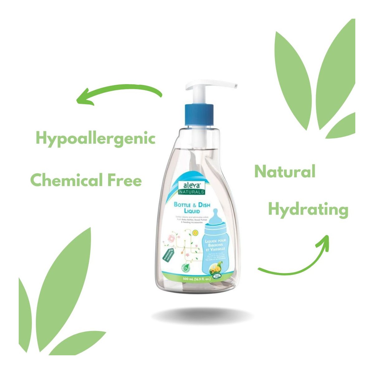 Bottle & Dish Liquid Fragrance Free 500mL