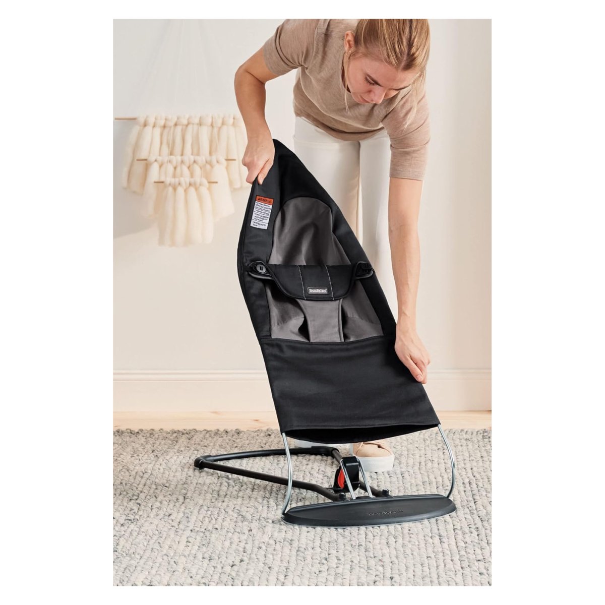 Bouncer Balance Soft Woven Black/Dark Grey