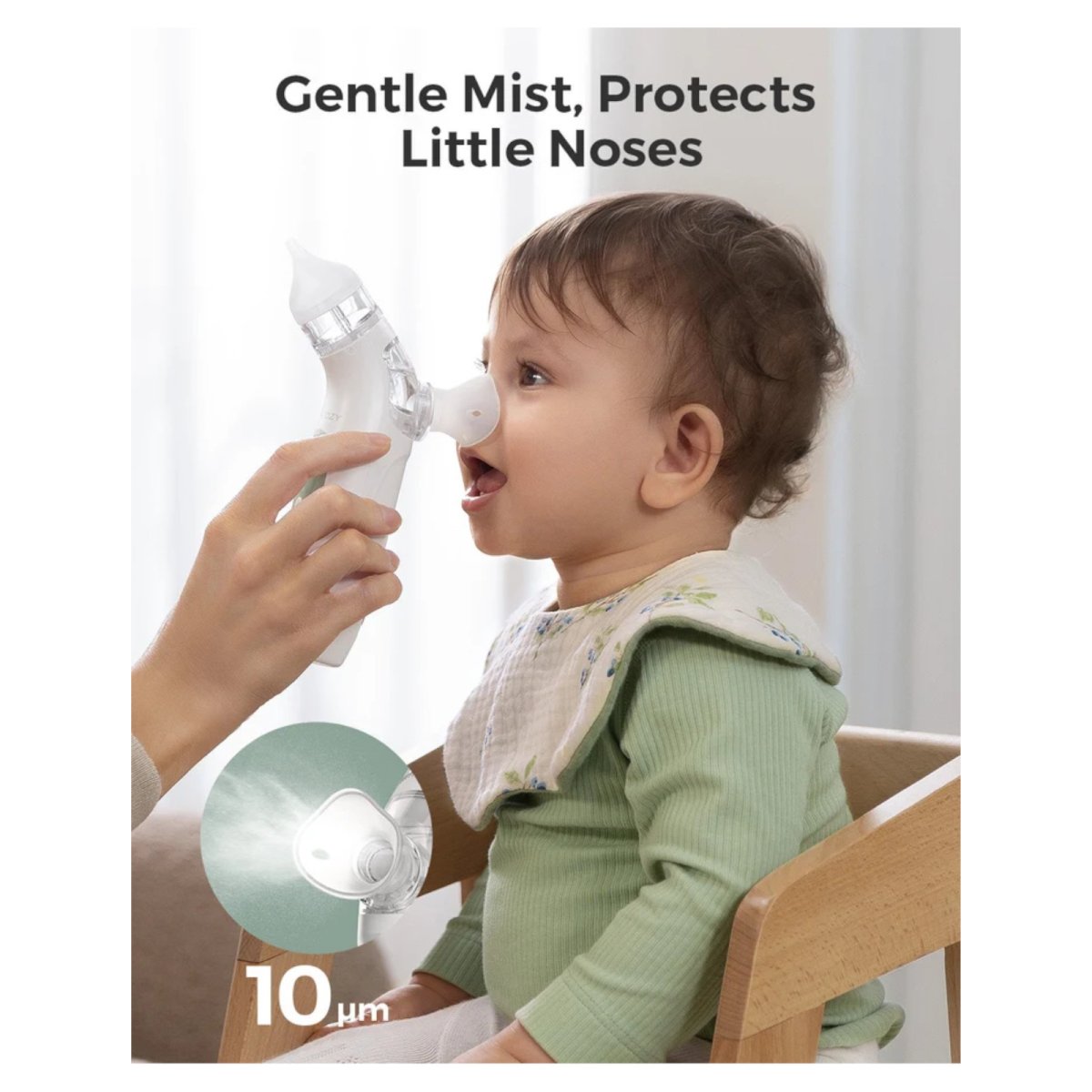BreezyClear 2in1 Spray & Suction Electric Nasal Aspirator