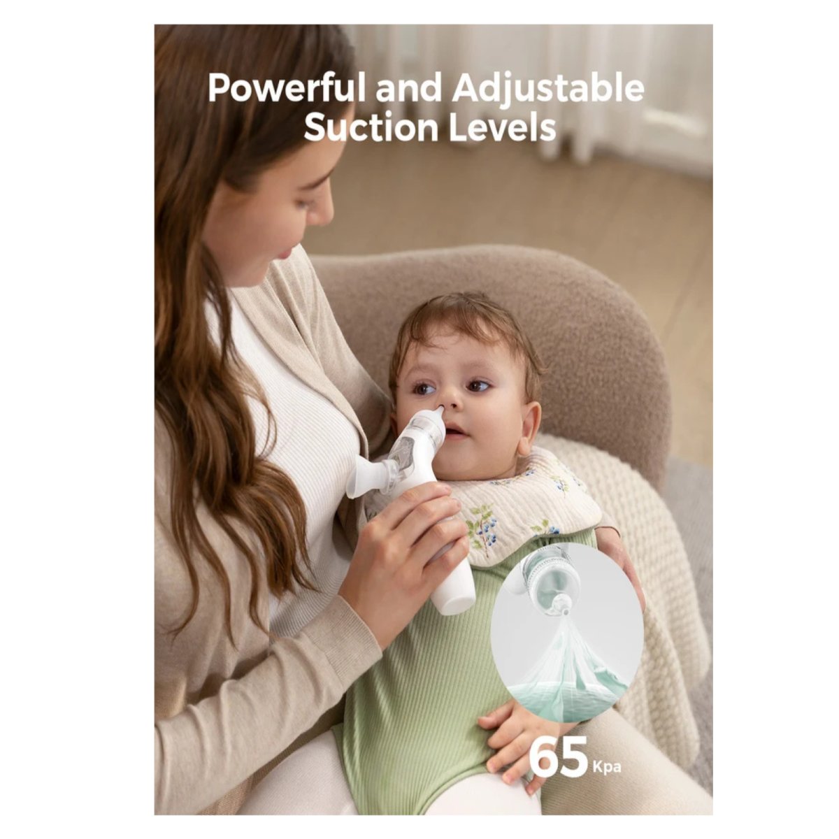 BreezyClear 2in1 Spray & Suction Electric Nasal Aspirator