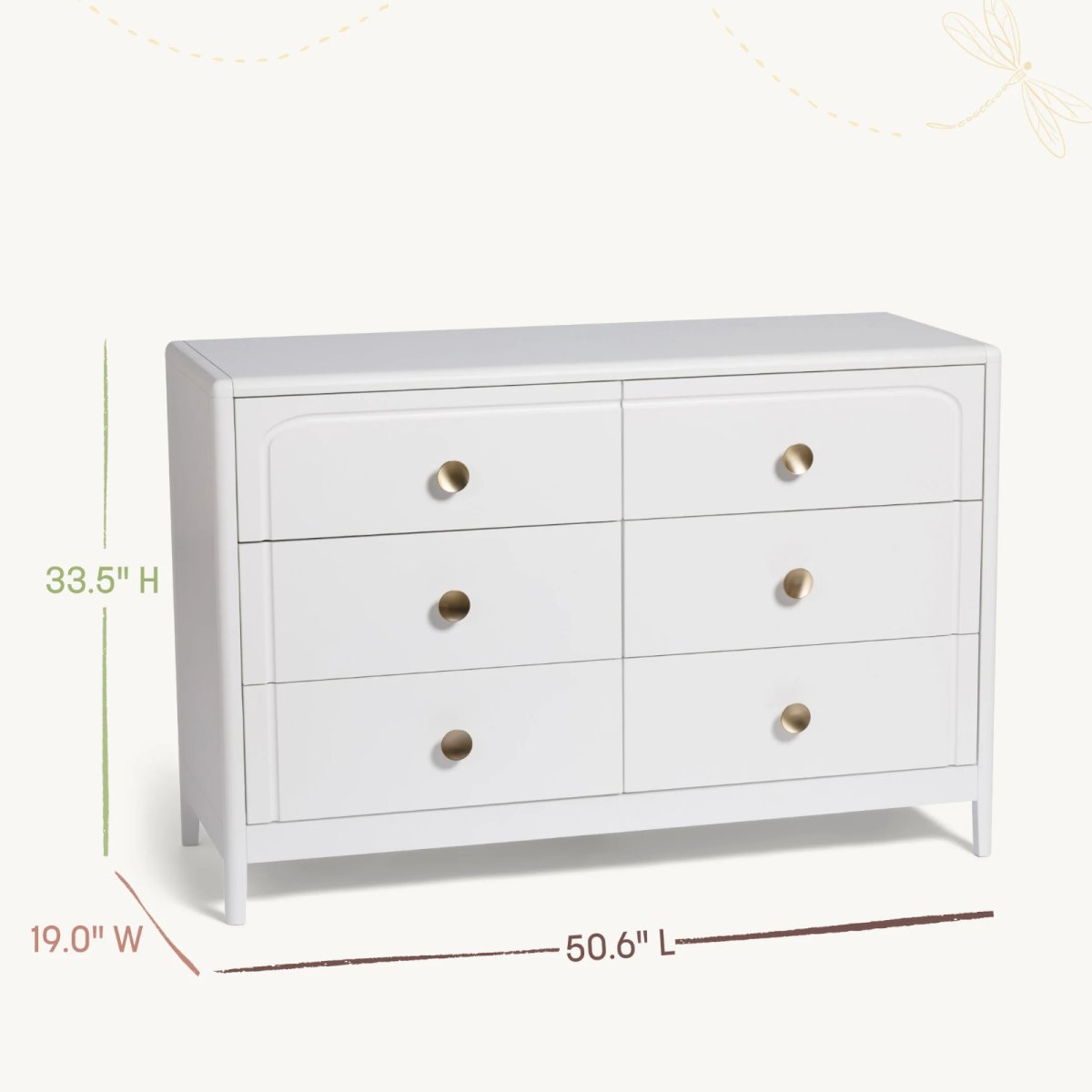 Briar Double Dresser - Bottle Green