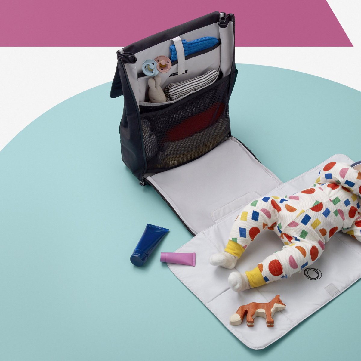 Changing Backpack Midnight Black