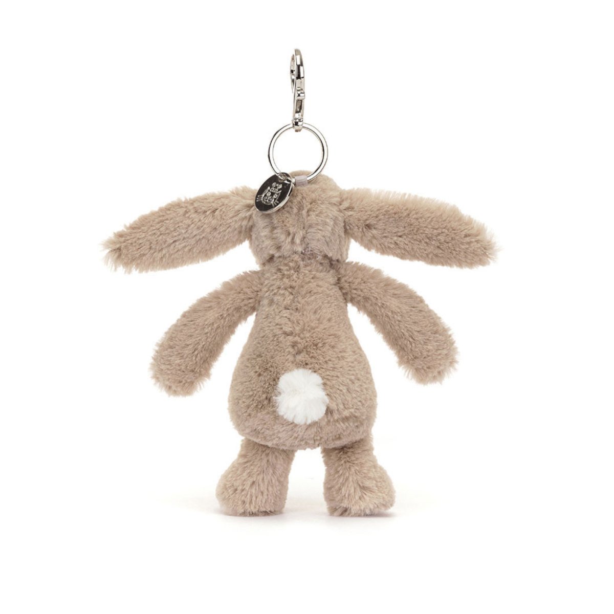Bunny Beige Bag Charm - Floral Ears