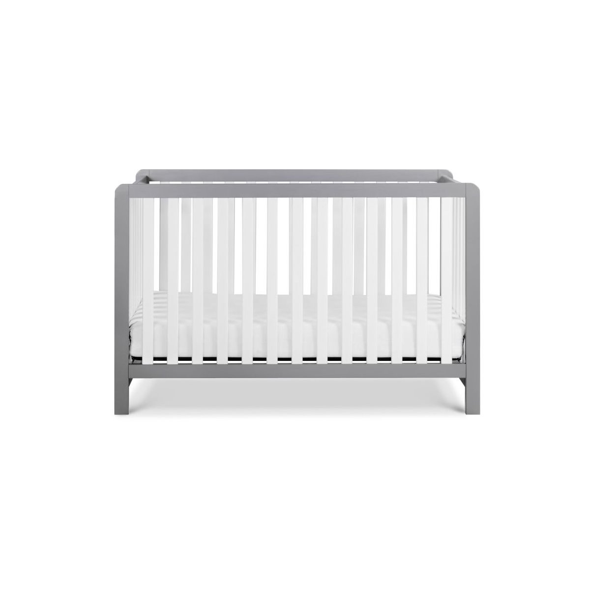 Colby 4-in-1 Low Profile Convertible Crib - Grey White