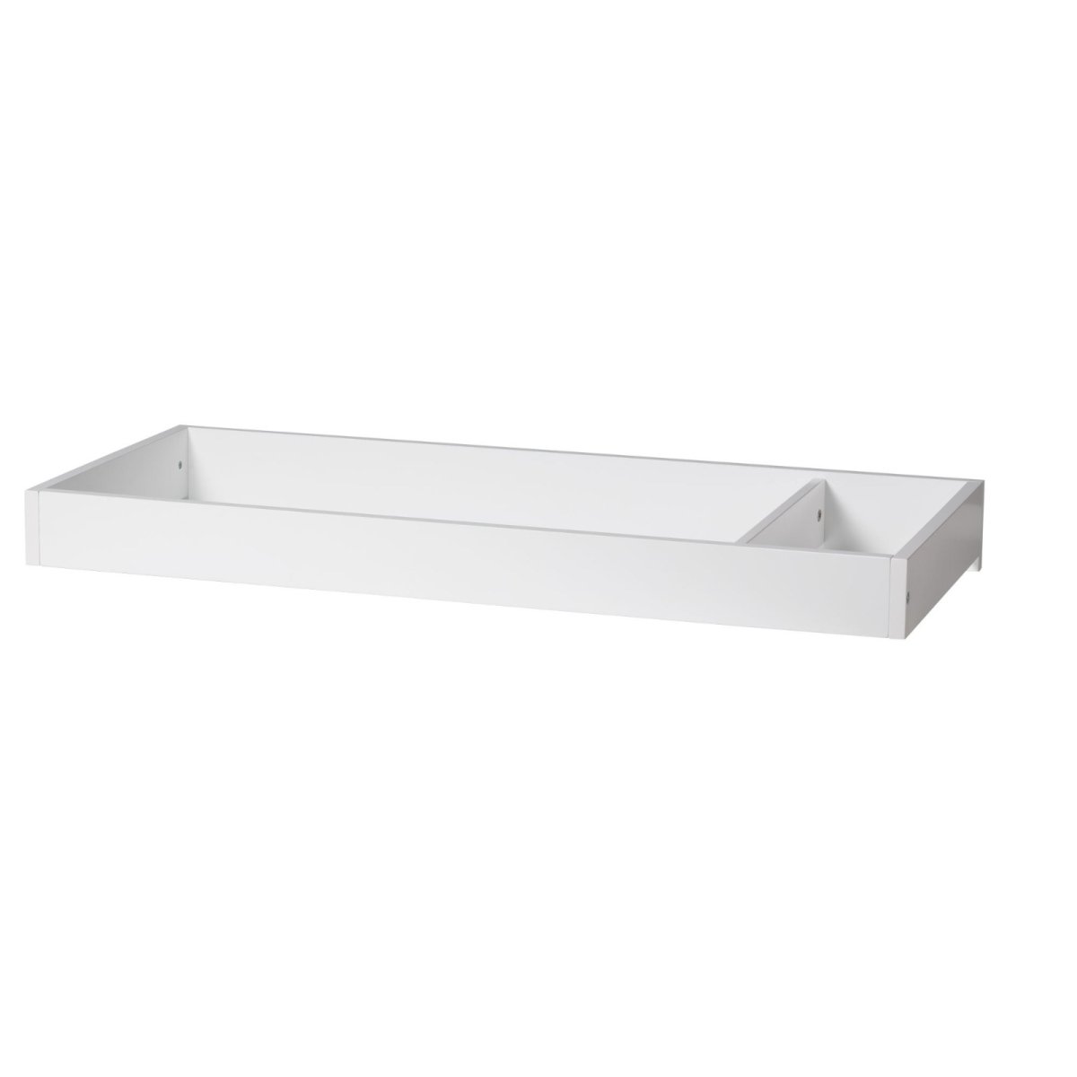 KD Pala Collection Double Dresser Topper Change Table Top - White