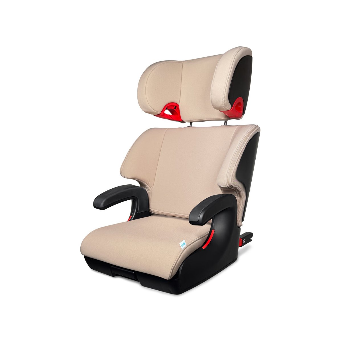Oobr High Back Booster Seat - Latte Ziip