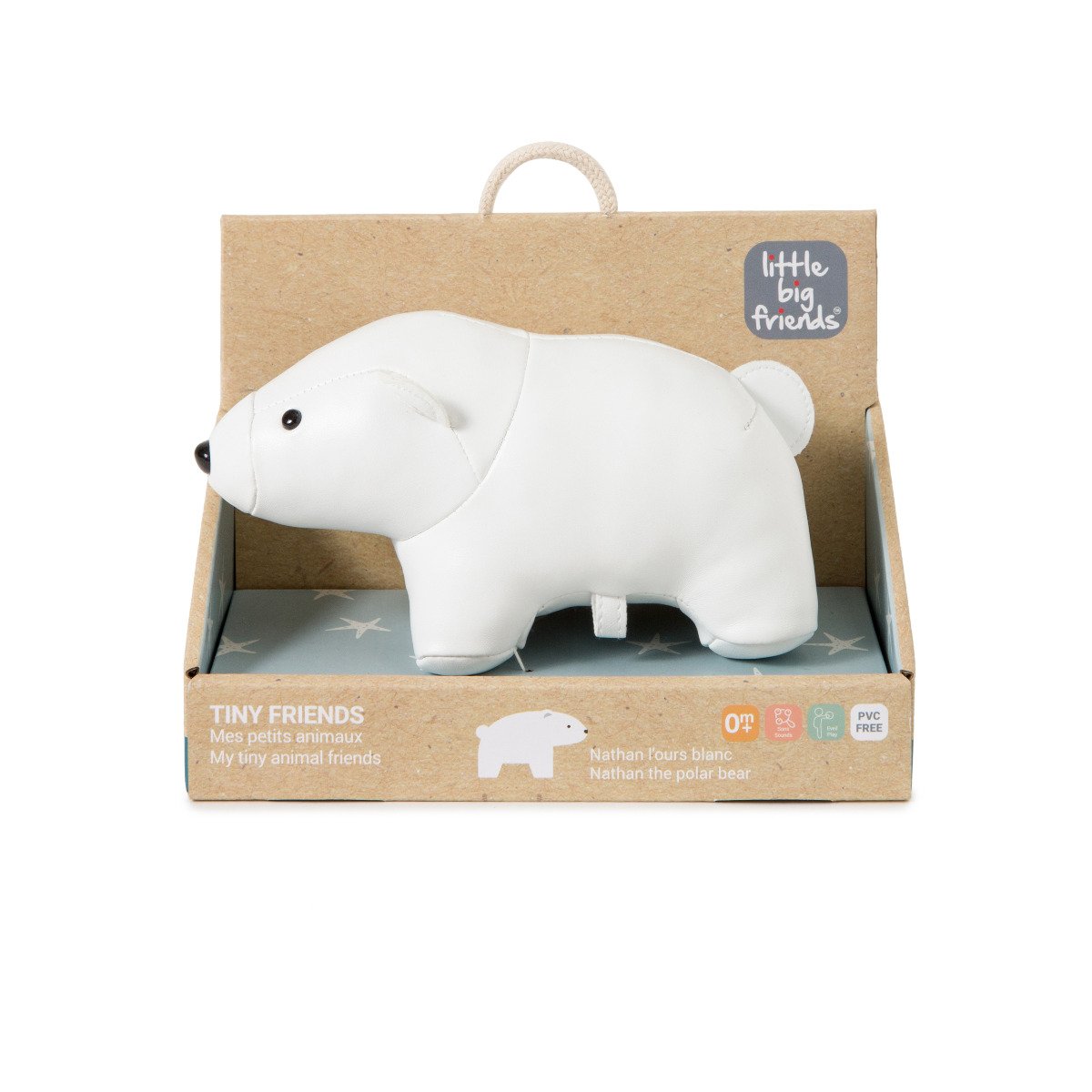 Tiny Friends (Rattle) - Nathan the Polar Bear