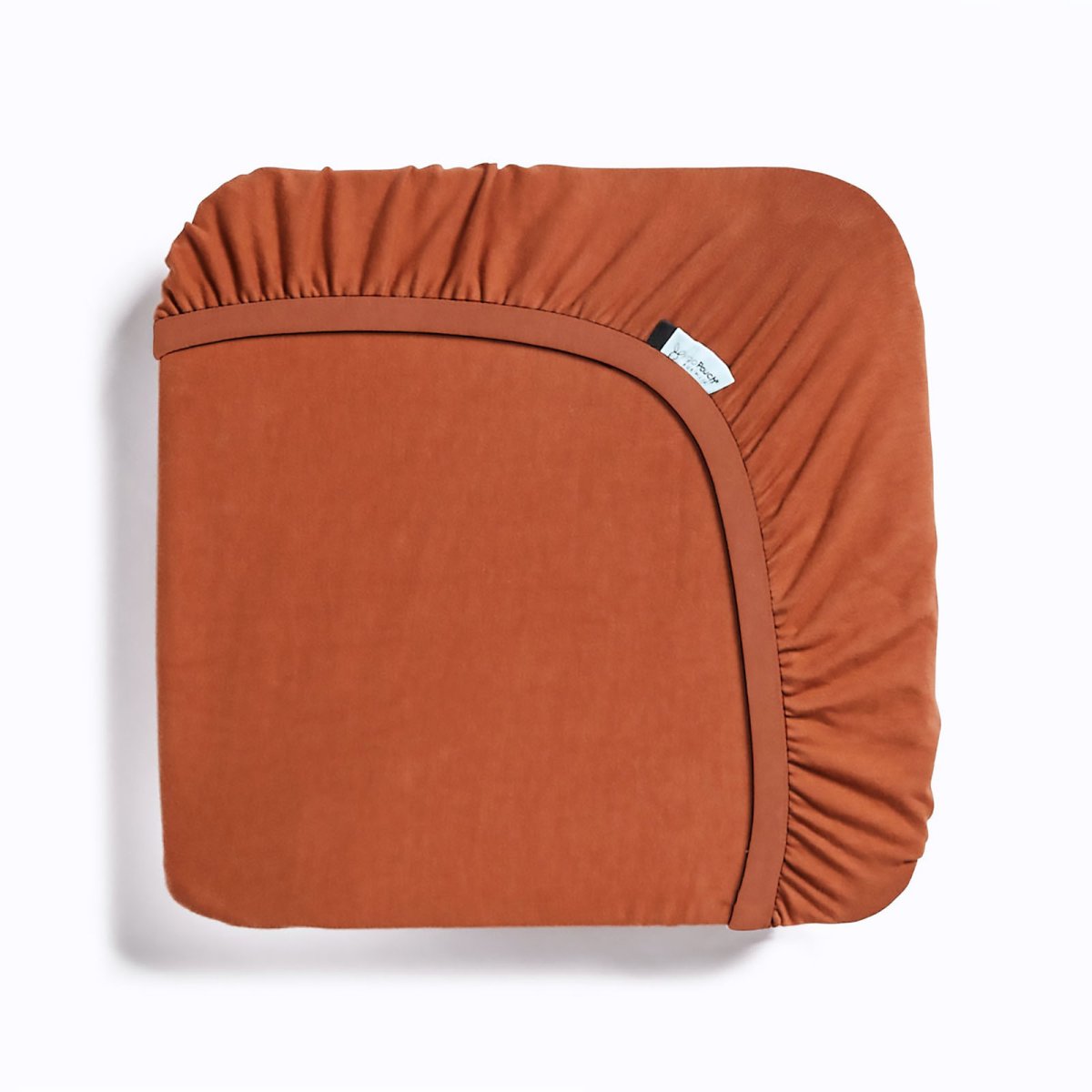 Cot-Crib Fitted Sheet - Rust