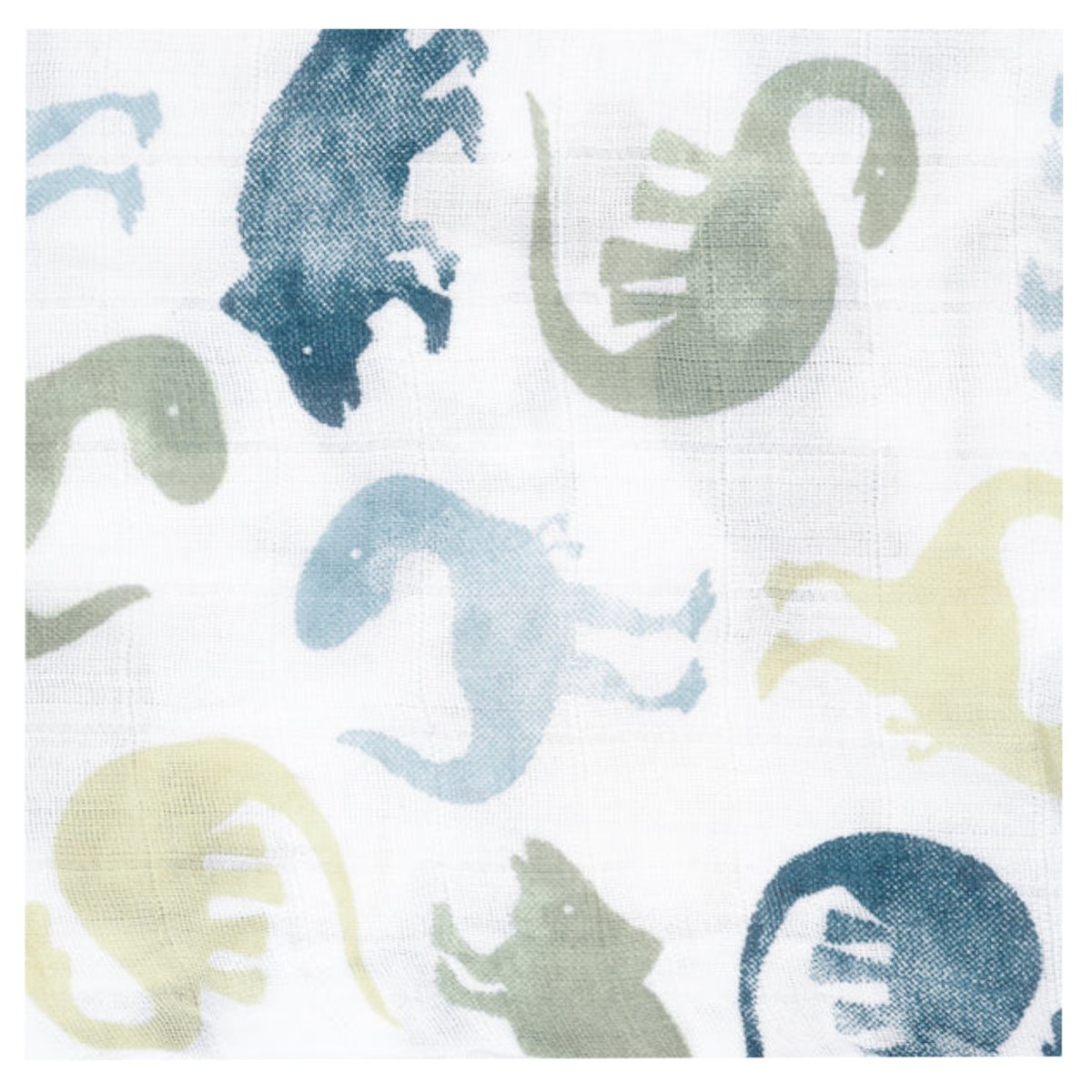 Cotton Muslin Blankets 48x48 - Brachiosaurus