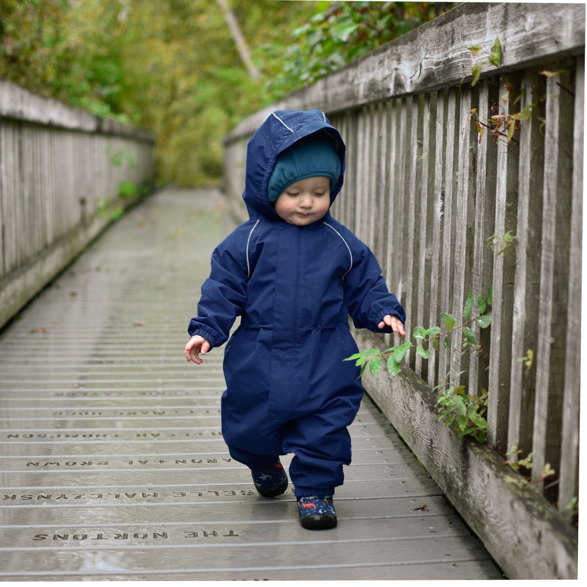 Cozy-Dry Waterproof Play Suit - Nebula Blue