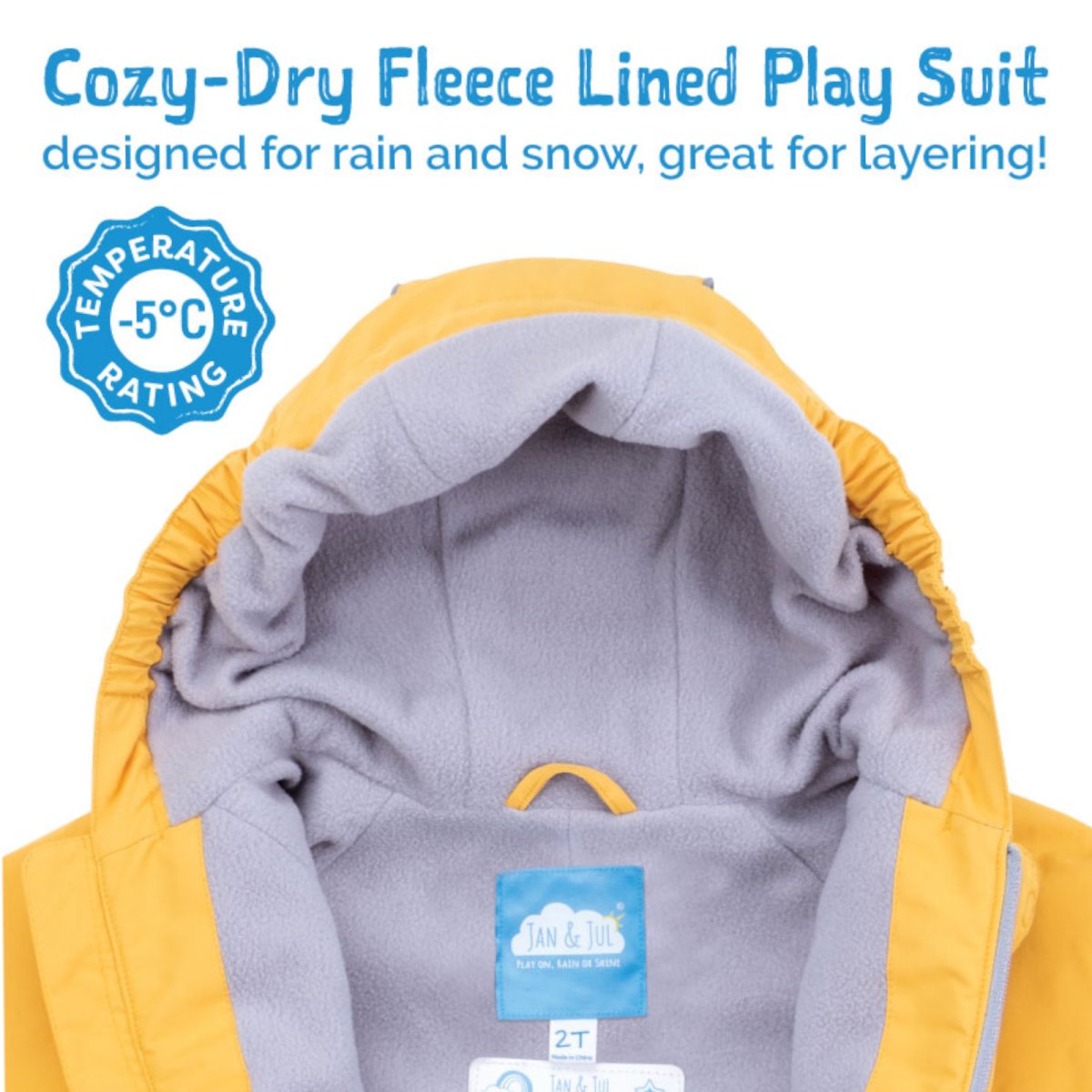 Cozy-Dry Waterproof Play Suit - Nebula Blue