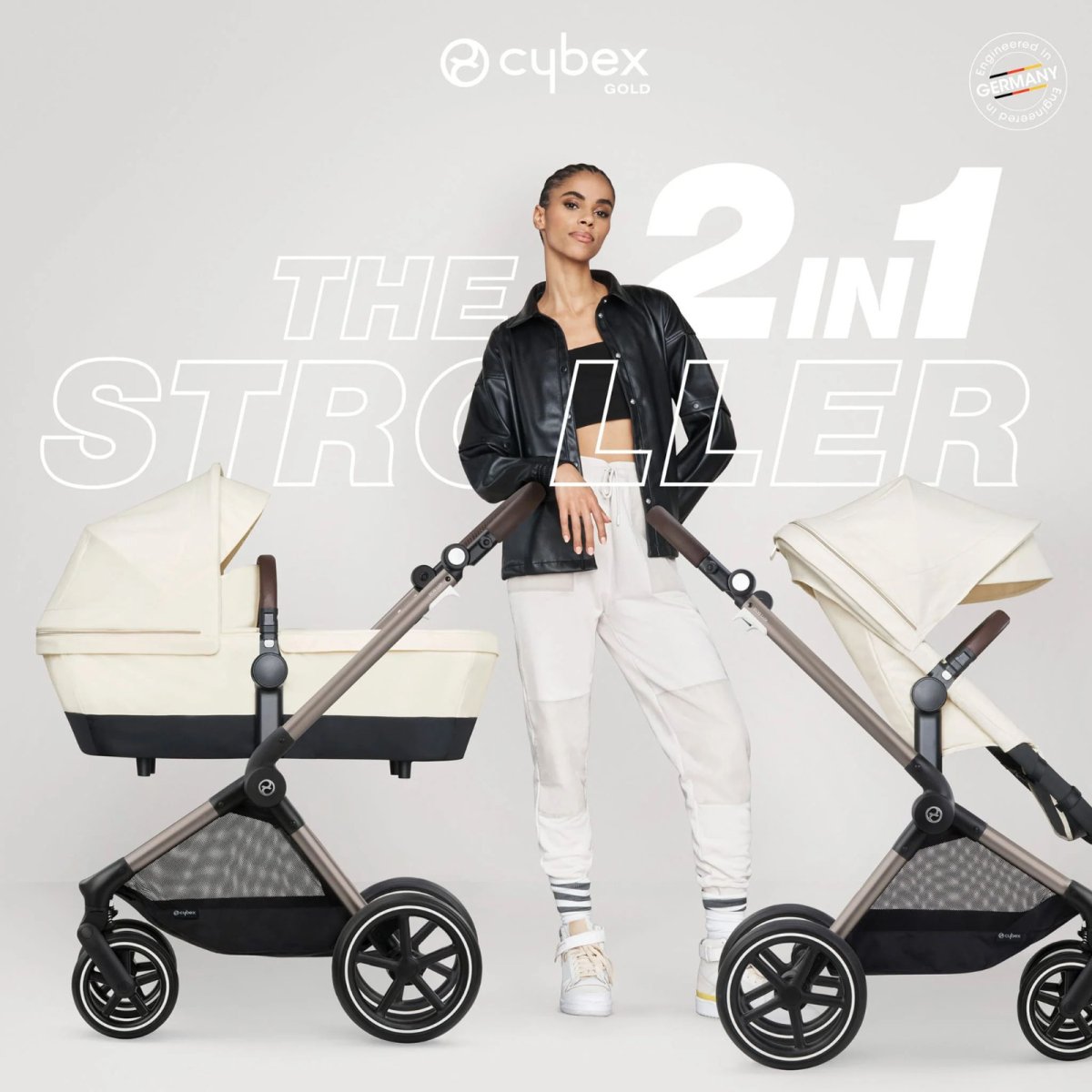 Eos Lux Stroller - Lava Grey