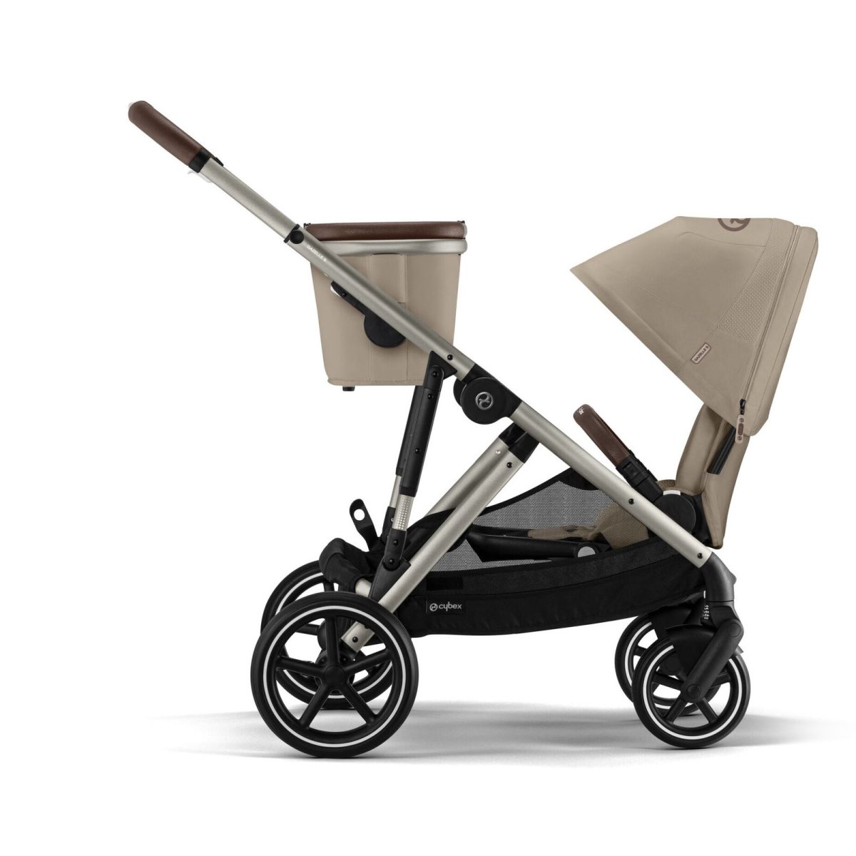 Gazelle S Stroller - Taupe / Almond Beige