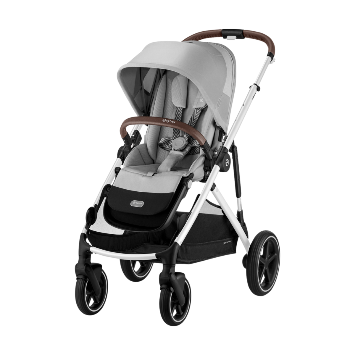Gazelle S Stroller - Silver / Stone Grey