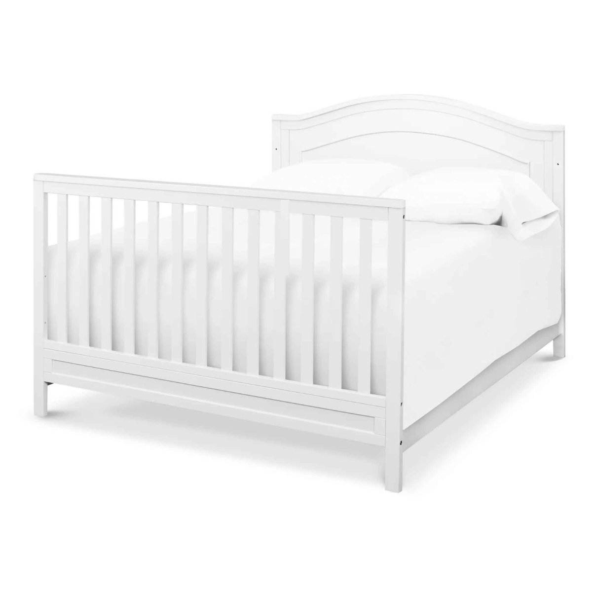 Charlie 4 in 1 Convertible Crib - White