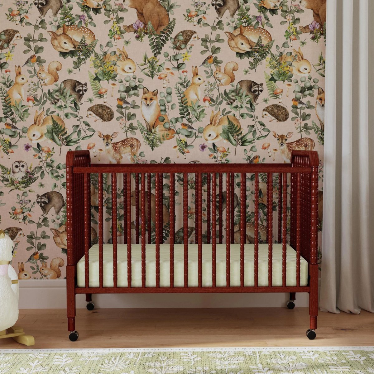 Jenny Lind 3 In 1 Convertible Crib - Cherry