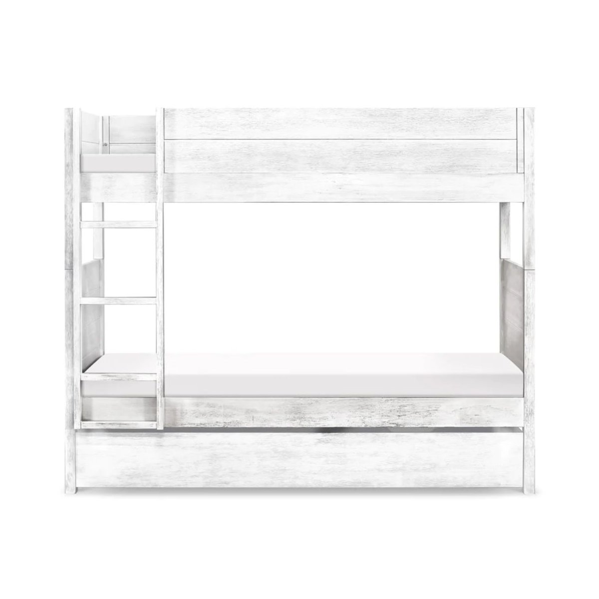 Universal Twin Storage Trundle Bed - Cottage White