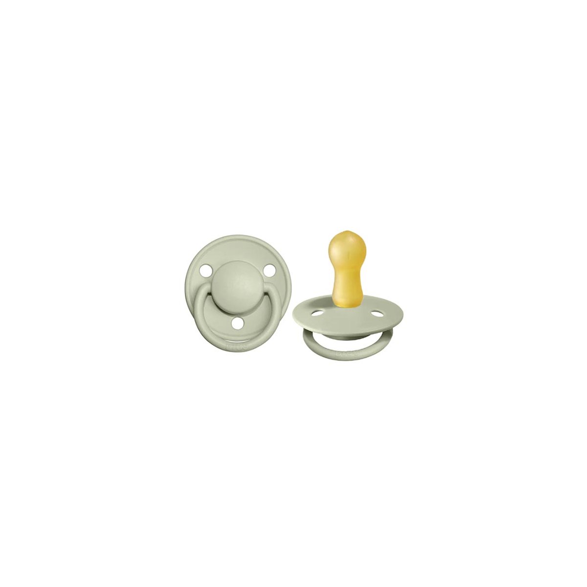 De Lux Latex Pacifier 2 Pack - Sage