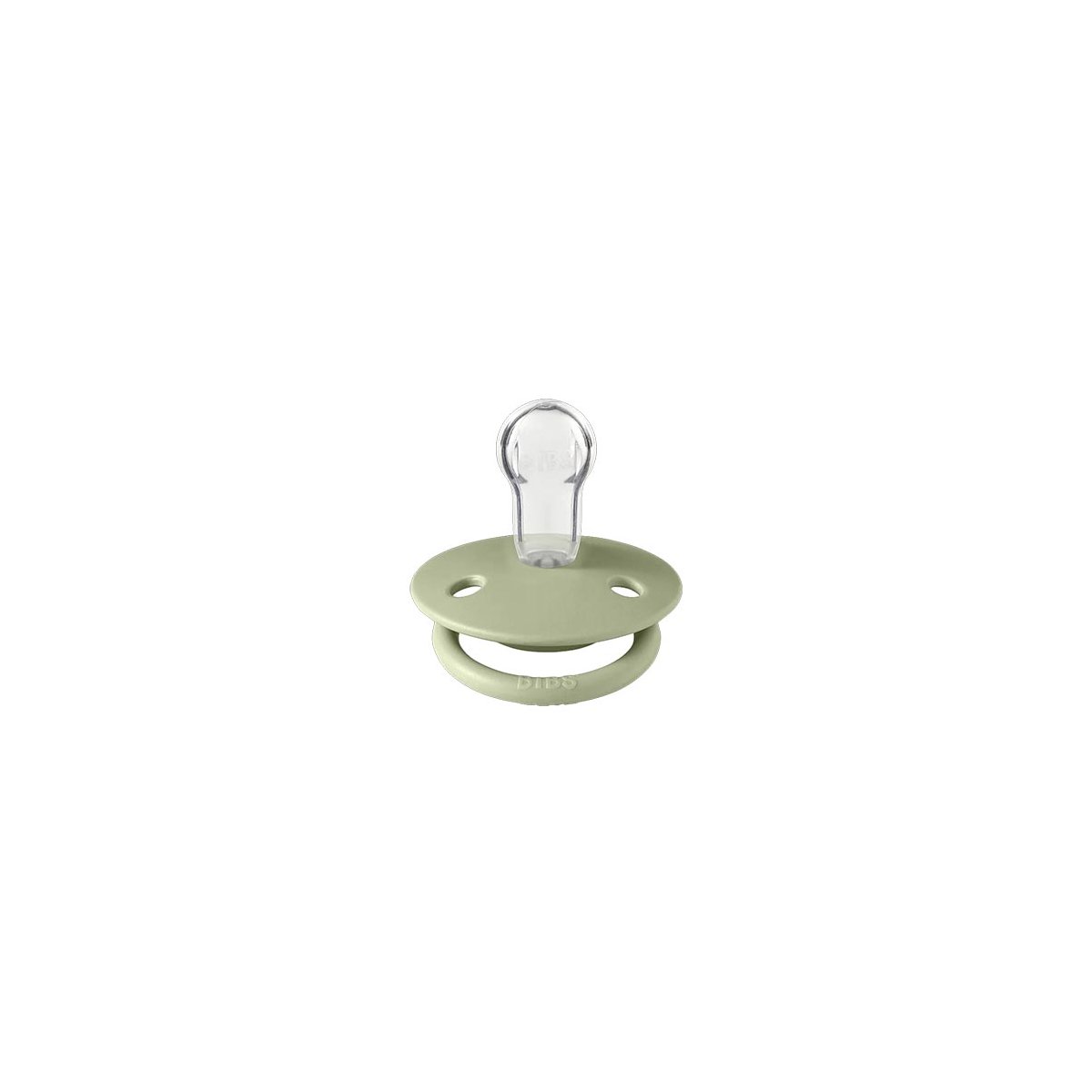 De Lux Silicone Pacifier One Size 2 Pack - Sage