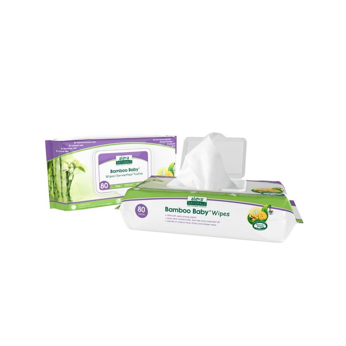Bamboo Baby Wipes 80 Count