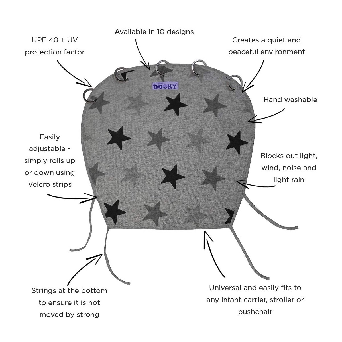 Universal Stroller Cover - Cream