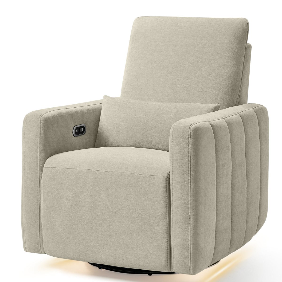 Dorian Channel Power Recliner - Crew Fog