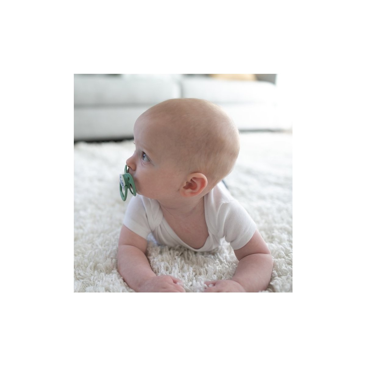Advantage Pacifier - Stage 2 -Skateboard Snail/Glow in the Dark Blue
