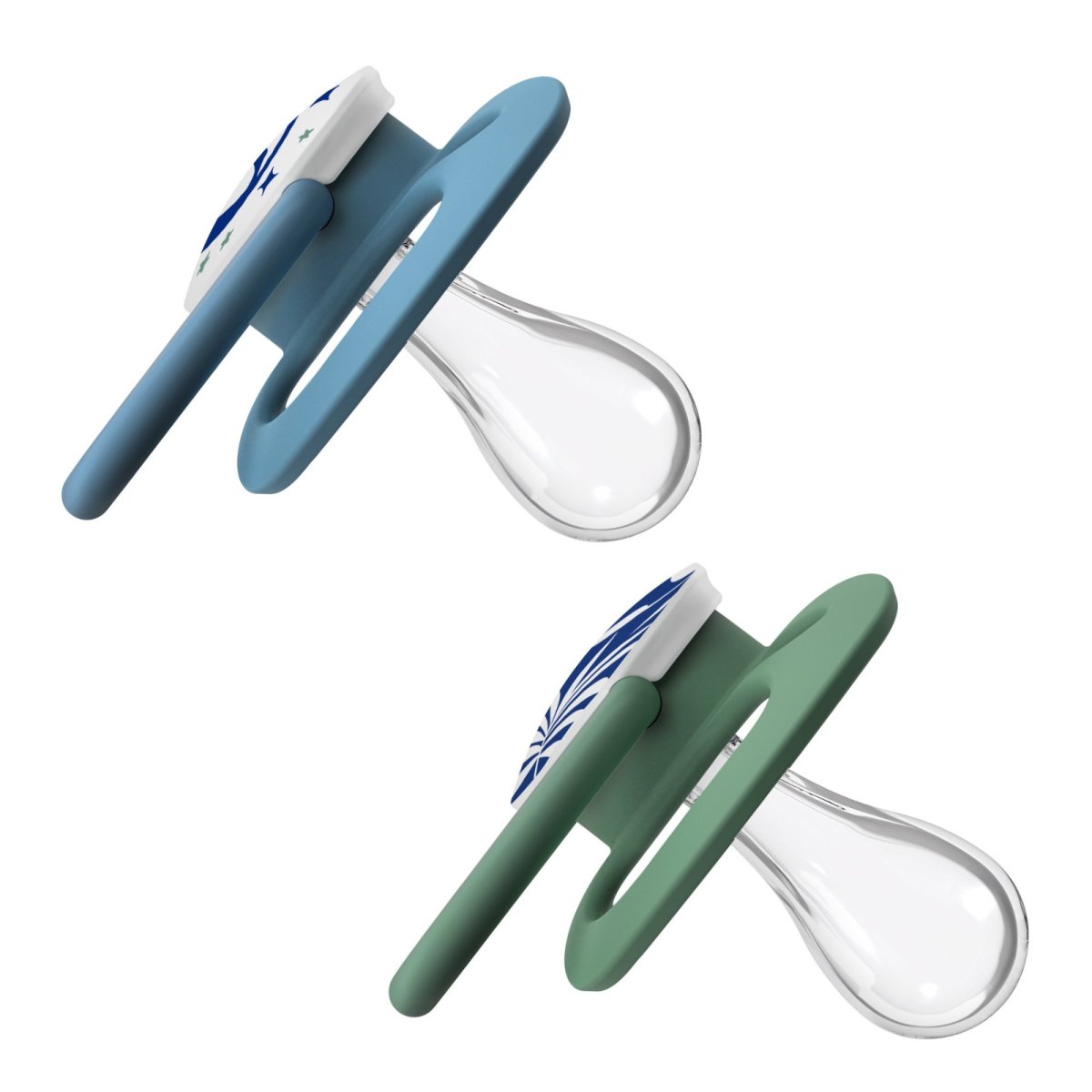 Advantage Pacifier - Stage 2 -Skateboard Snail/Glow in the Dark Blue