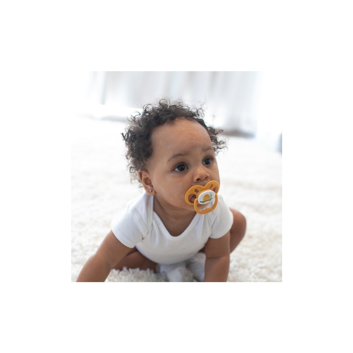 Advantage Pacifier - Stage 2 -Skateboard Snail/Glow in the Dark Blue