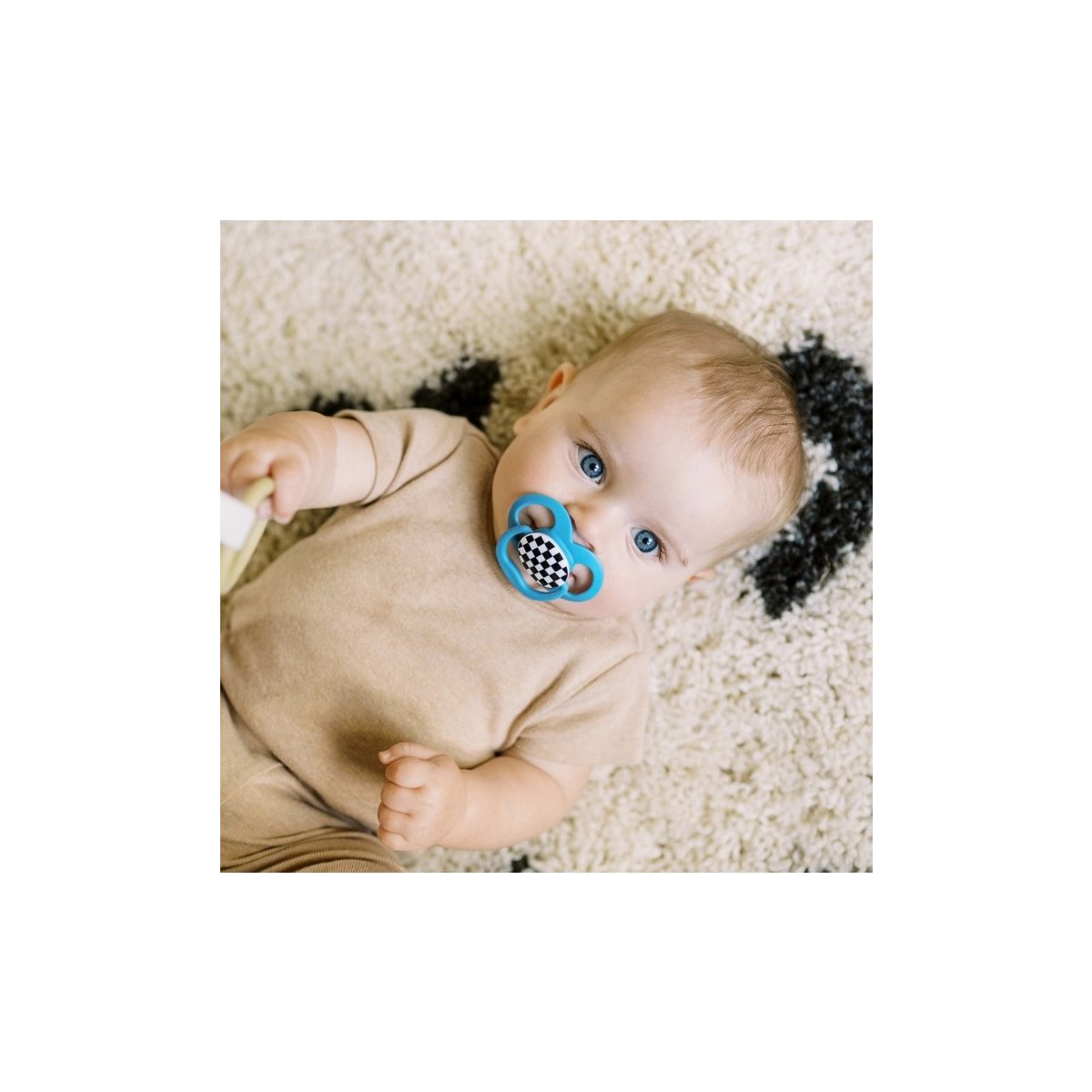 Advantage Pacifier - Stage 2 -Skateboard Snail/Glow in the Dark Blue